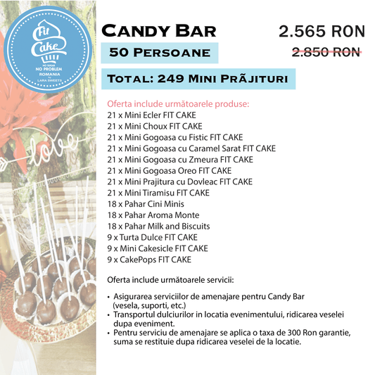 Candy Bar FIT 50 Persoane