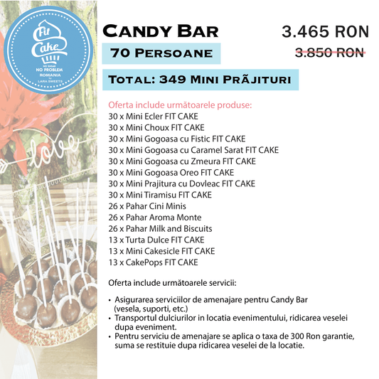 Candy Bar FIT 70 Persoane